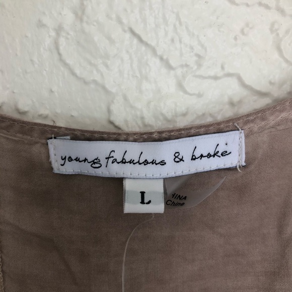 Young Fabulous Broke Joplin Boho Midi Dress Large - Picture 8 of 9